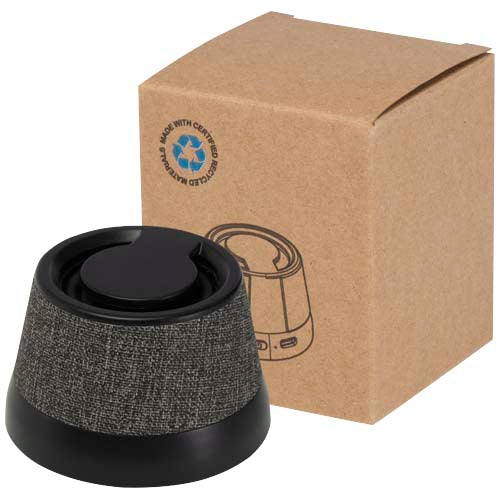 Horna 3W recycled plastic magnetic wireless speaker - 124452