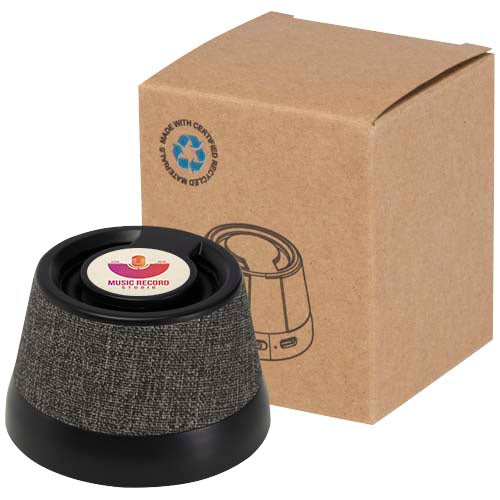 Horna 3W recycled plastic magnetic wireless speaker - 124452
