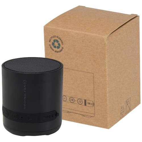 Hunor 3W recycled plastic wireless speaker - 124454