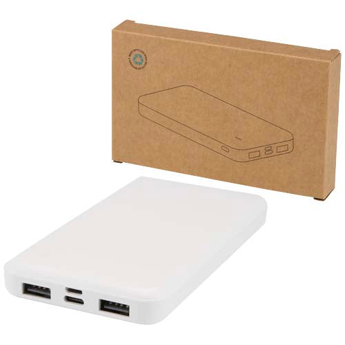 Intan 10.000 mAh 10W recycled plastic power bank - 124458