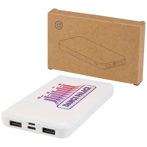 Intan 10.000 mAh 10W recycled plastic power bank - 124458