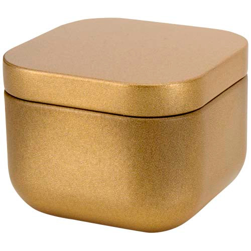 Tindra square tin candle with vanilla aroma - 126352