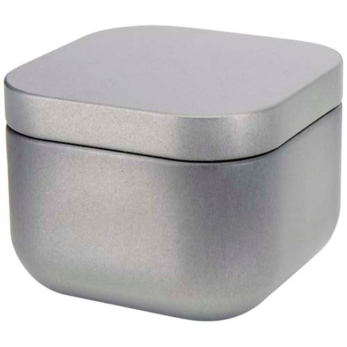 Tindra square tin candle with vanilla aroma - 126352
