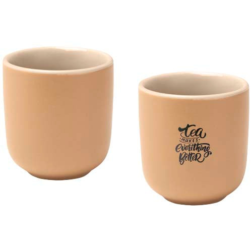 Male 90 ml ceramic espresso cups - set of 2 - 126397