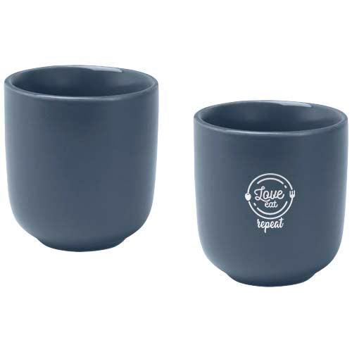 Male 90 ml ceramic espresso cups - set of 2 - 126397