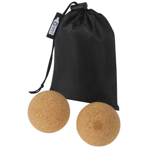 Trikona cork yoga ball - set of 2 - 127034