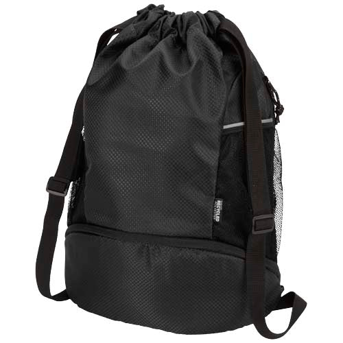 Nomad GRS recycled sports drawstring bag with bottom compartment 18L - 130099