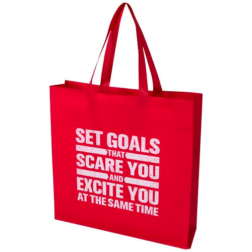 EcoSeal GRS recycled nonwoven gusset tote bag 12L - 130106