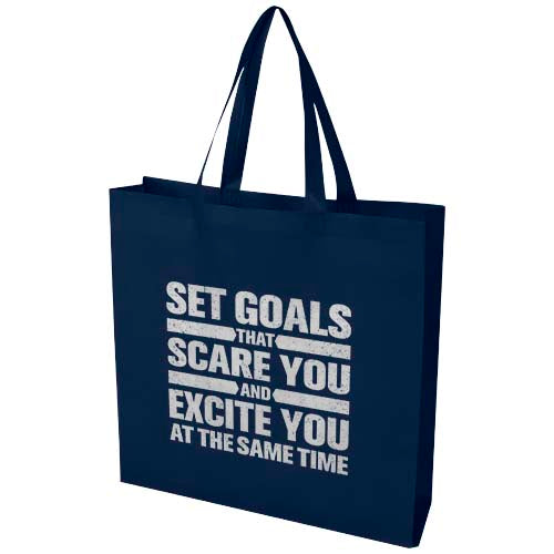 EcoSeal GRS recycled nonwoven gusset tote bag 12L - 130106