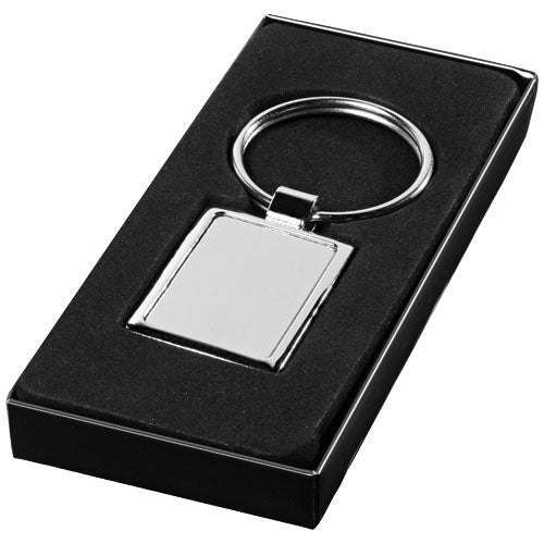 Sergio rectangular metal keychain - 538050