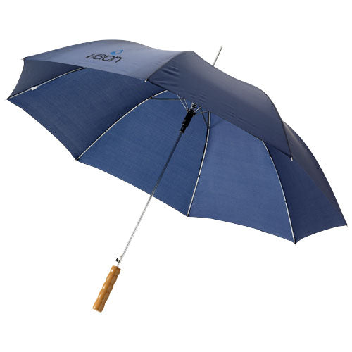 Lisa 23" auto open umbrella with wooden handle - 109017