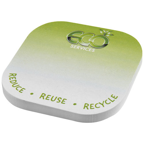 Sticky-Mate® square-shaped recycled sticky notes with rounded corners - 210185