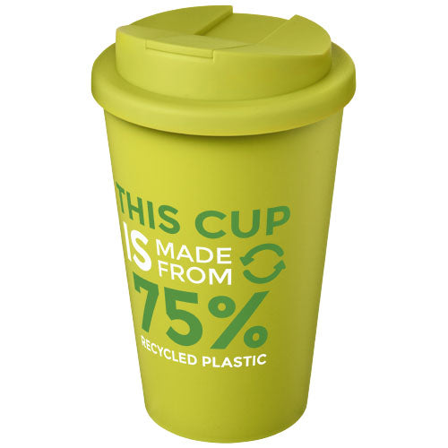 Americano® Eco 350 ml recycled tumbler with spill-proof lid - 210425