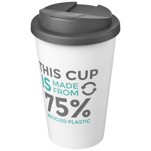 Americano® Eco 350 ml recycled tumbler with spill-proof lid - 210425