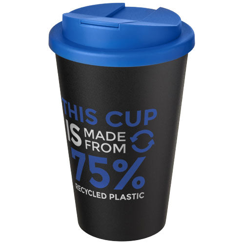 Americano® Eco 350 ml recycled tumbler with spill-proof lid - 210425