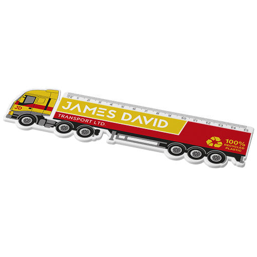 Tait 15 cm lorry-shaped recycled plastic ruler - 210456