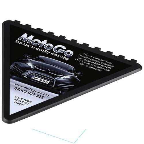 Frosty triangular recycled plastic ice scraper - 210498