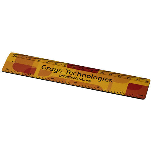 Terran 15 cm ruler from 100% recycled plastic - 210534