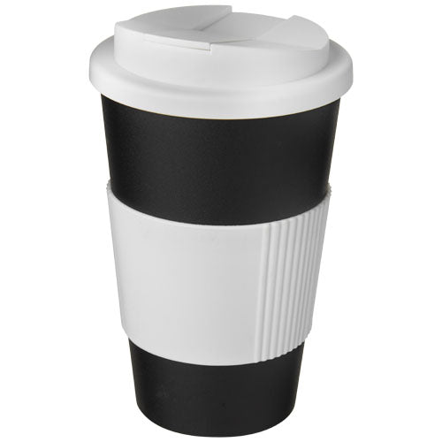 Americano® 350 ml tumbler with grip & spill-proof lid - 210696