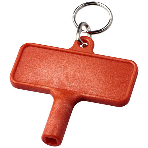 Largo plastic radiator key with keychain - 210872