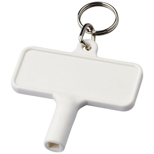 Largo plastic radiator key with keychain - 210872