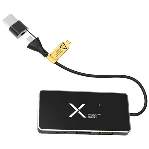 SCX.design H20 8-in-1 USB hub with dual input and 6-ports - 2PX165