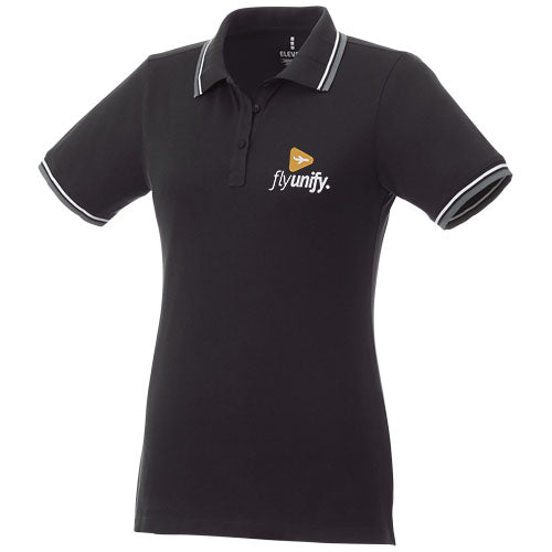 Fairfield short sleeve women's polo with tipping - 38103