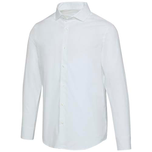 Carnelian poplin men's shirt - 39502