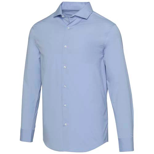 Carnelian poplin men's shirt - 39502