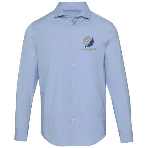 Carnelian poplin men's shirt - 39502