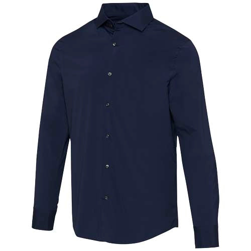 Carnelian poplin men's shirt - 39502