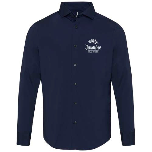 Carnelian poplin men's shirt - 39502