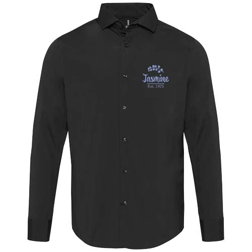 Carnelian poplin men's shirt - 39502