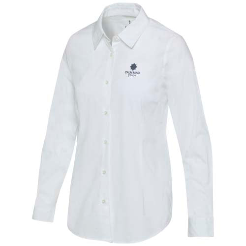 Carnelian poplin women's shirt - 39503