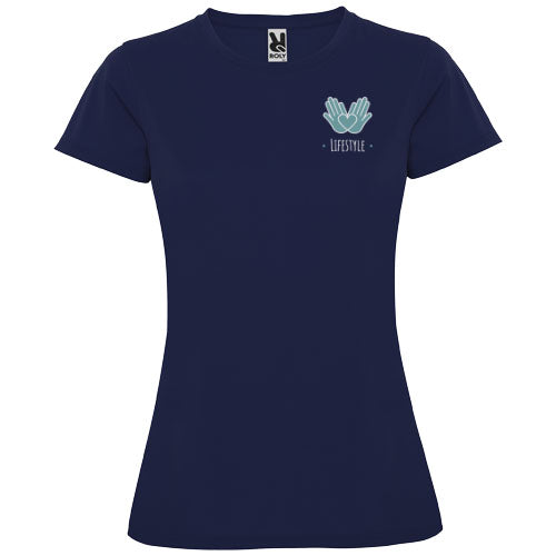 Montecarlo short sleeve women's sports t-shirt - R0423