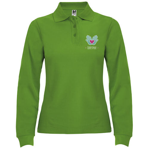 Estrella long sleeve women's polo - R6636